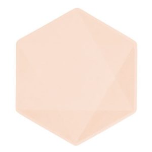 Barack Vert Decor hatszögletű lapostányér 6 db-os 15,8 cm