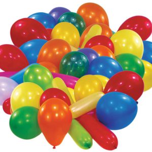 Színes Standard léggömb, lufi 50 db-os