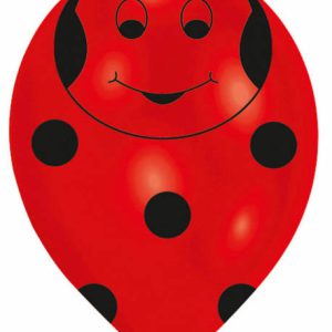 Katicabogár Beetles léggömb, lufi 6 db-os 11 inch (27,5cm)