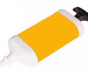 Sárga Yellow léggömb pumpa 18 cm