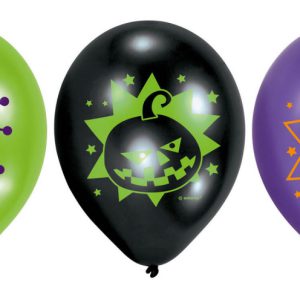 Halloween Kids léggömb, lufi 6 db-os 9 inch (22,8 cm)