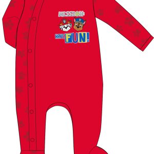 Mancs Őrjárat Fun Red baba rugdalózó 3-23 hó