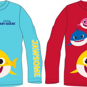 Baby Shark Jawsome gyerek hosszú ujjú póló 2 - 6 év / 92 - 116 cm