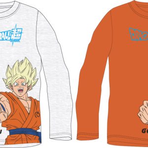Dragon Ball Goku gyerek hosszú ujjú póló, felső 4 - 12 év / 104  - 152 cm