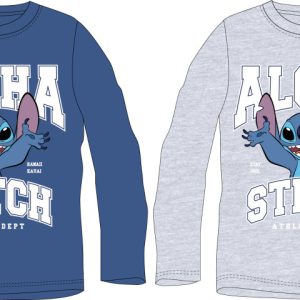 Disney Lilo és Stitch, A csillagkutya Athletic gyerek hosszú póló, felső 3 - 8 év / 98 - 128 cm