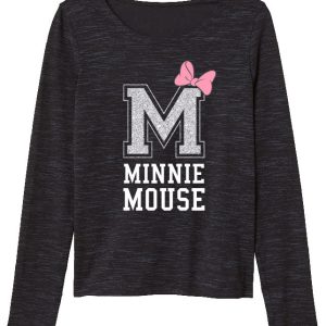 Disney Minnie Black gyerek hosszú póló 9 - 14 év / 134 - 164 cm