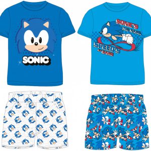 Sonic a sündisznó Speedster Sleep gyerek rövid pizsama 3 - 8 év / 98 - 128 cm
