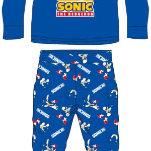 Sonic a sündisznó Blue gyerek hosszú pizsama 104-134 cm
