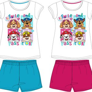 Mancs Őrjárat Smile gyerek rövid pizsama 3 - 8 év / 98 - 128 cm