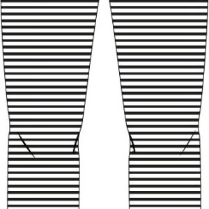 Disney Minnie Striped gyerek leggings 6 - 11 év / 116 - 146 cm