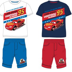 Disney Verdák Cup Racing 2 részes rövid szett 3 - 8 év / 98 - 128 cm