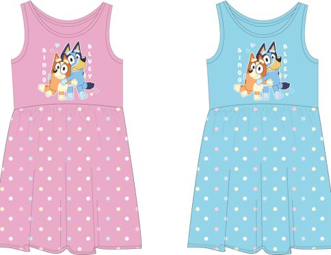 Bluey Bingo gyerek nyári ruha 2 – 6 év / 92 – 116 cm