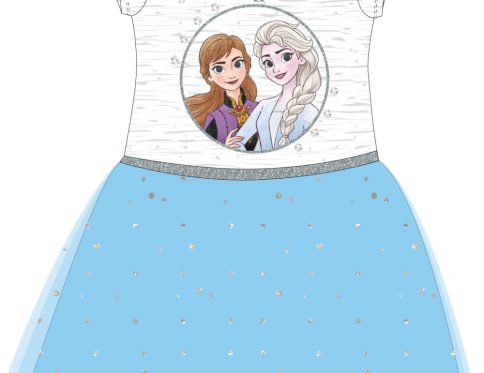Disney Jégvarázs Anna & Elsa gyerek nyári ruha 4 – 9 év / 104 – 134 cm