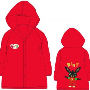 Bing Red esőkabát 3 - 6 év / 98 - 116 cm