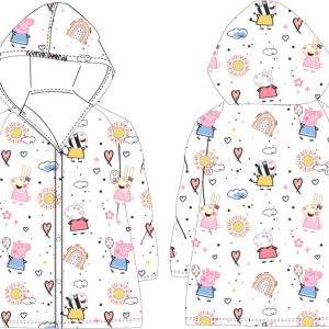 Peppa malac Sunny Day esőkabát 3 - 8 év / 98 - 128 cm