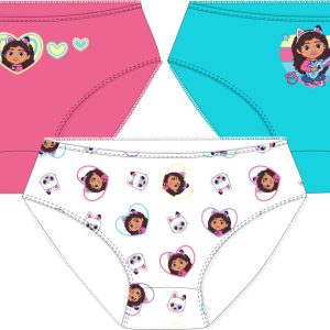 Gabi babaháza Fun gyerek fehérnemű, bugyi 3 darab/csomag 4 - 9 év / 104 - 134 cm