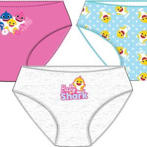 Baby Shark Yellow gyerek fehérnemű, bugyi 3 darab/csomag 4 - 5 év / 92 - 110 cm