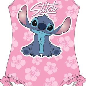 Disney Lilo és Stitch, A csillagkutya Pink Hibiscus gyerek fürdőruha, úszó 4 - 10 év / 104 - 140 cm