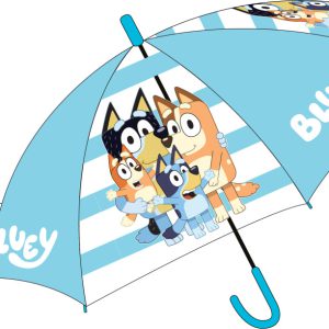 Bluey Family gyerek átlátszó félautomata esernyő Ø74 cm