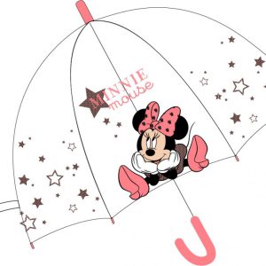 Disney Minnie Stars gyerek átlátszó félautomata esernyő Ø69 cm