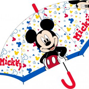 Disney Mickey Toon Town gyerek félautomata átlátszó esernyő Ø74 cm