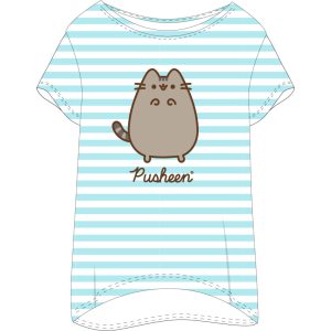 Pusheen Striped női rövid hálópóló M