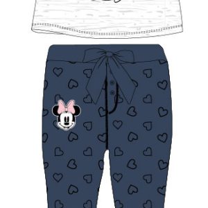 Disney Minnie Heart Blue női pizsama S-XL