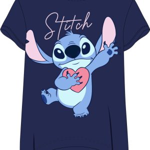 Disney Lilo és Stitch, A csillagkutya Heart női rövid hálópóló M