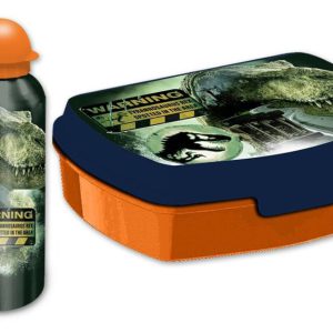Jurassic World Dominion szendvicsdoboz + alumínium kulacs szett