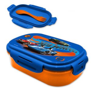 Hot Wheels Race szendvicsdoboz + evőeszköz szett