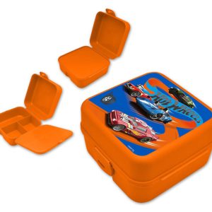 Hot Wheels Race több rekeszes uzsonnás doboz, szendvicsdoboz
