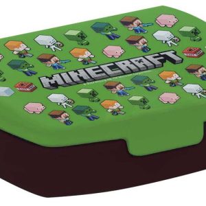 Minecraft Green funny műanyag szendvicsdoboz