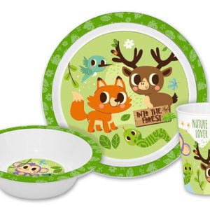 Into the Forest, Állatos étkészlet, micro műanyag szett