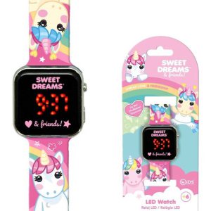 Unikornis Dreams digitális LED karóra