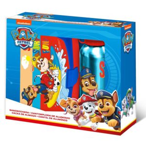 Mancs Őrjárat Surf szendvicsdoboz + alumínium kulacs szett