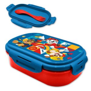 Mancs Őrjárat Pup Snack szendvicsdoboz + evőeszköz szett