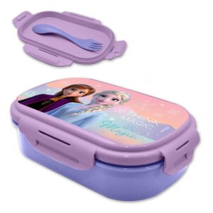 Disney Jégvarázs Light szendvicsdoboz + evőeszköz szett