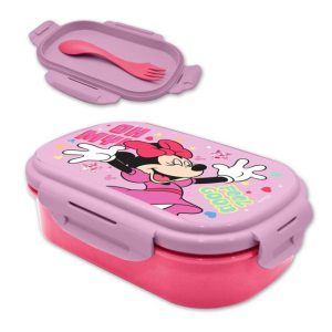Disney Minnie Happy szendvicsdoboz + evőeszköz szett
