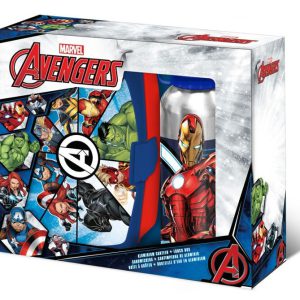 Bosszúállók Team Spirit szendvicsdoboz + alumínium kulacs szett