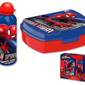 Pókember Wall szendvicsdoboz + alumínium kulacs szett