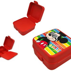 Disney Mickey Summer több rekeszes uzsonnás doboz, szendvicsdoboz