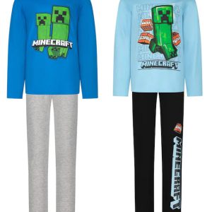 Minecraft TNT gyerek hosszú pizsama 6 - 12 év / 116 - 152 cm