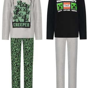 Minecraft Survive gyerek hosszú pizsama 6 - 12 év / 116 - 152 cm