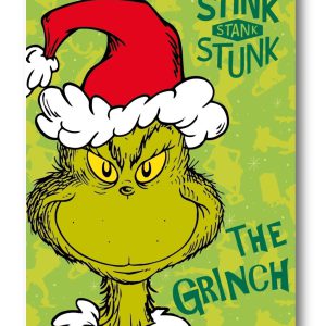 A Grincs Stink Karácsonyi polár takaró 100x140cm