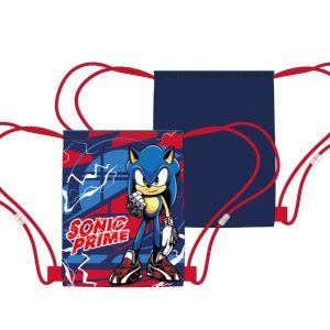 Sonic a sündisznó Prime sporttáska, tornazsák 40 cm
