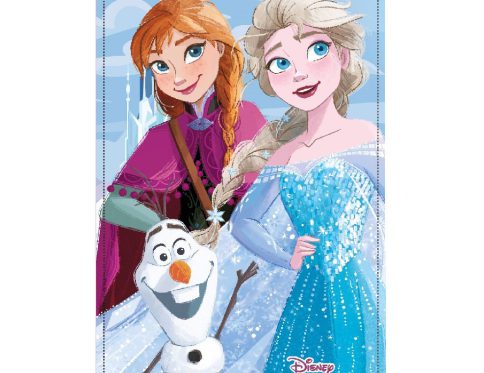 Disney Jégvarázs Friends Forever kéztörlő, arctörlő, törölköző 30x50cm