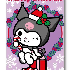 Hello Kitty Kuromi Karácsonyi polár takaró 100x140cm