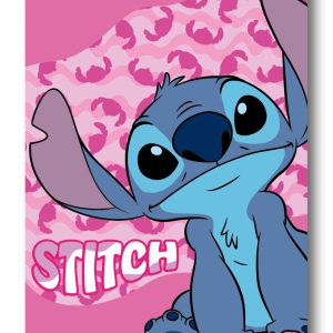 Disney Lilo és Stitch, A csillagkutya Pink Wave polár takaró 100x140cm