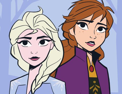 Disney Jégvarázs Sisters Mágikus Kéztörlő arctörlő, törölköző 30x30cm