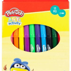 Play-Doh Art Colorful kimosható filctoll 12 db-os